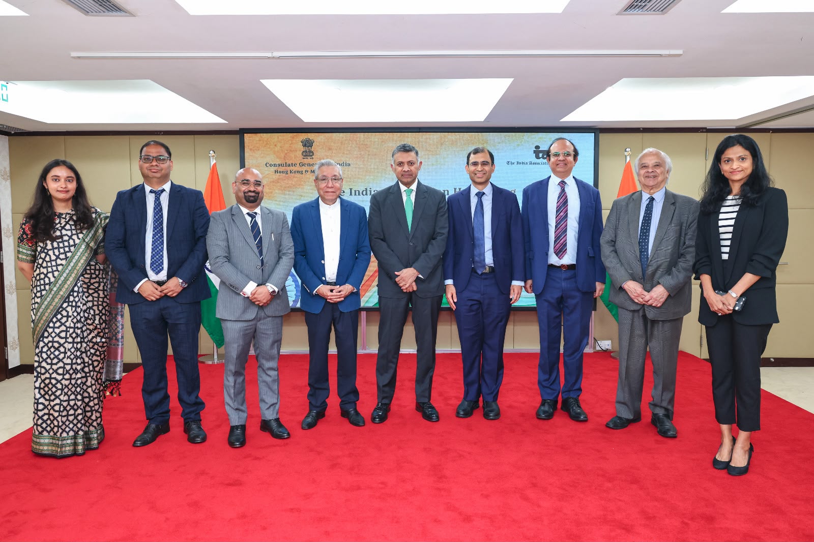 Ambassador Vikram Doraiswami met representatives of the India Association Hong Kong and the Forum of Indian Professionals Hong Kong (FIPHK) at the Consulate