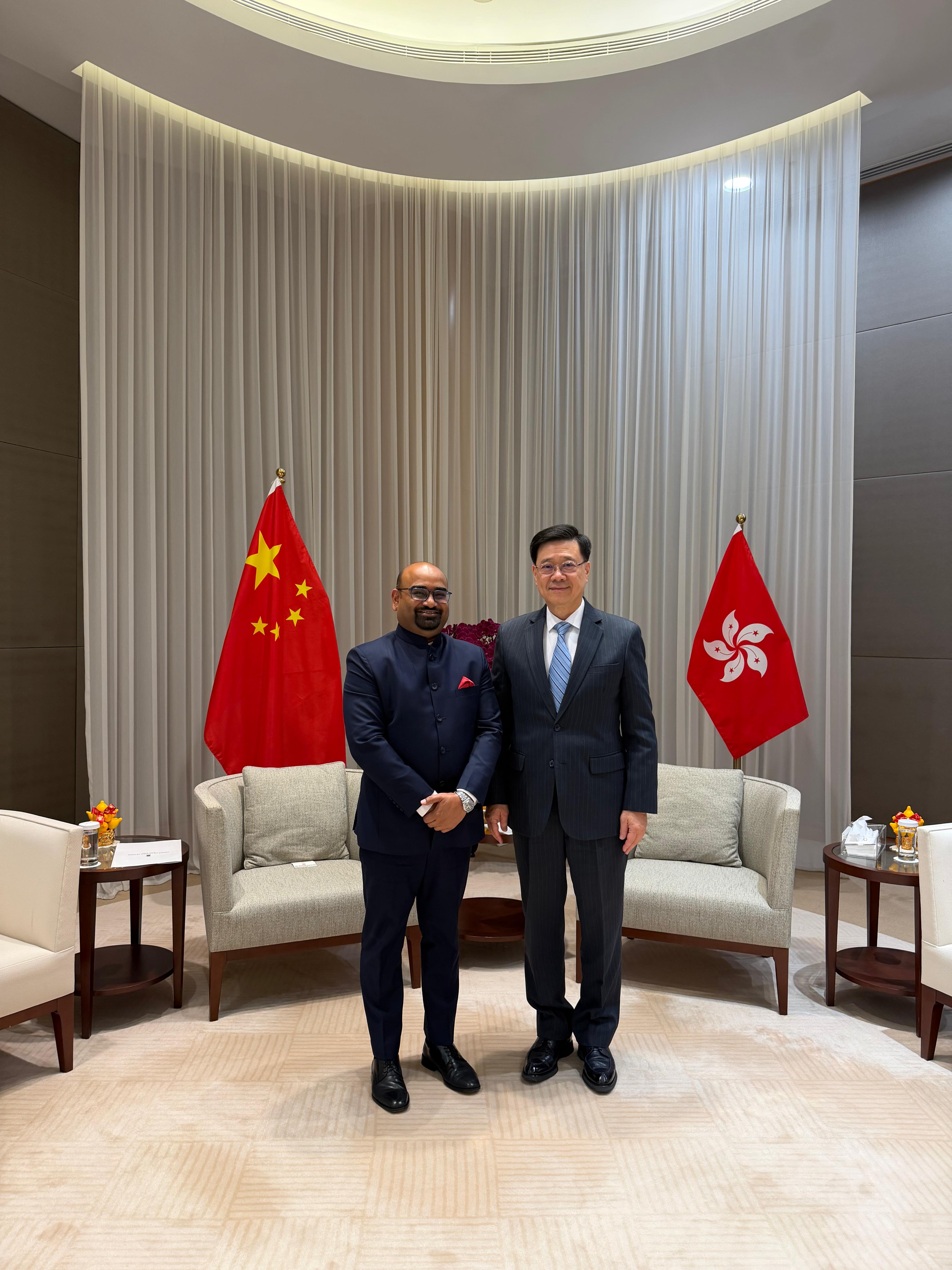 Consul General paid a courtesy call on Hon’ble John Lee, Chief Executive of the Hong Kong SAR.