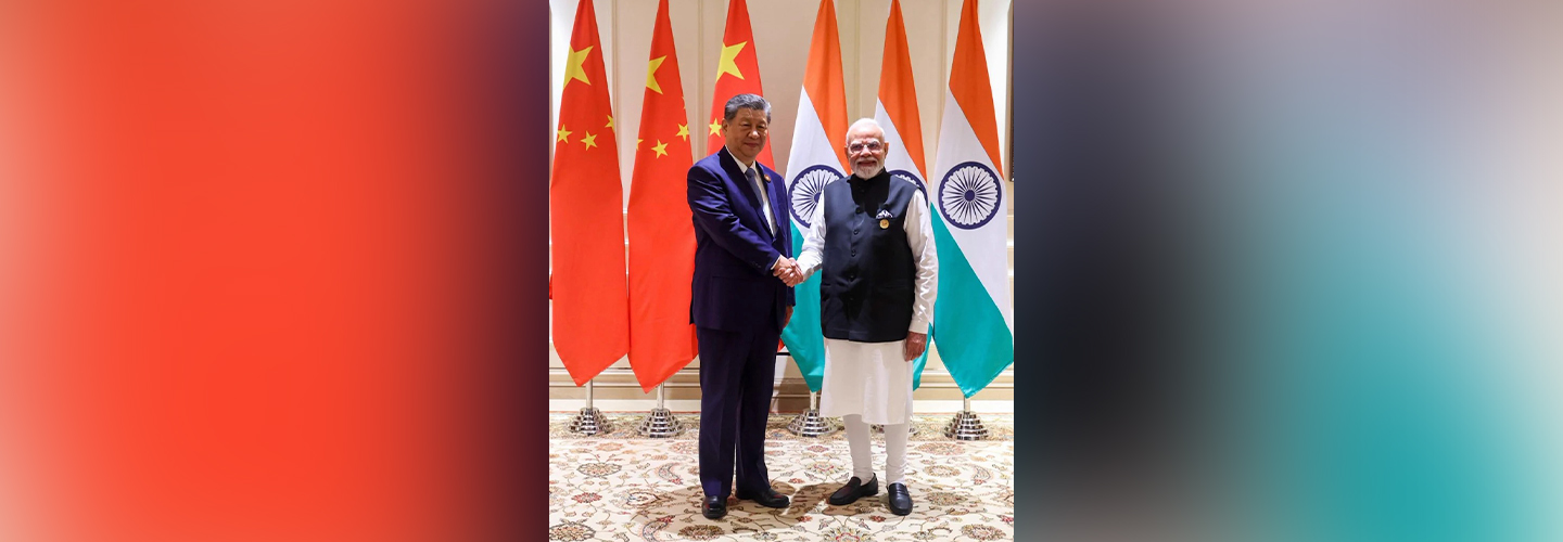Prime Minister Shri Narendra Modi met President of the People’s Republic of China, H.E. Mr. Xi Jinping on the sidelines of 18th BRICS Summit in New Delhi