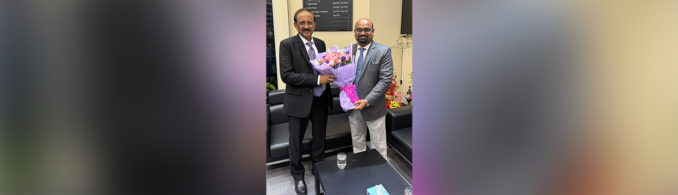 Consul General's meeting with Mr. C.S. Setty, Chairman of State Bank of India.