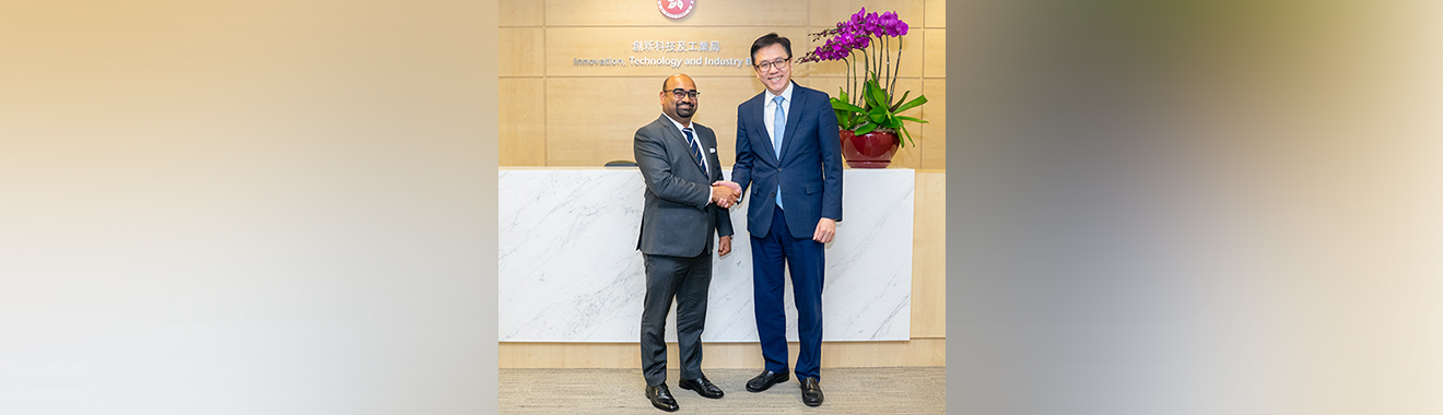 Consul General called on Prof. Sun Dong, Hon'ble Secretary for Innovation, Technology and Industry of the Hong Kong SAR.