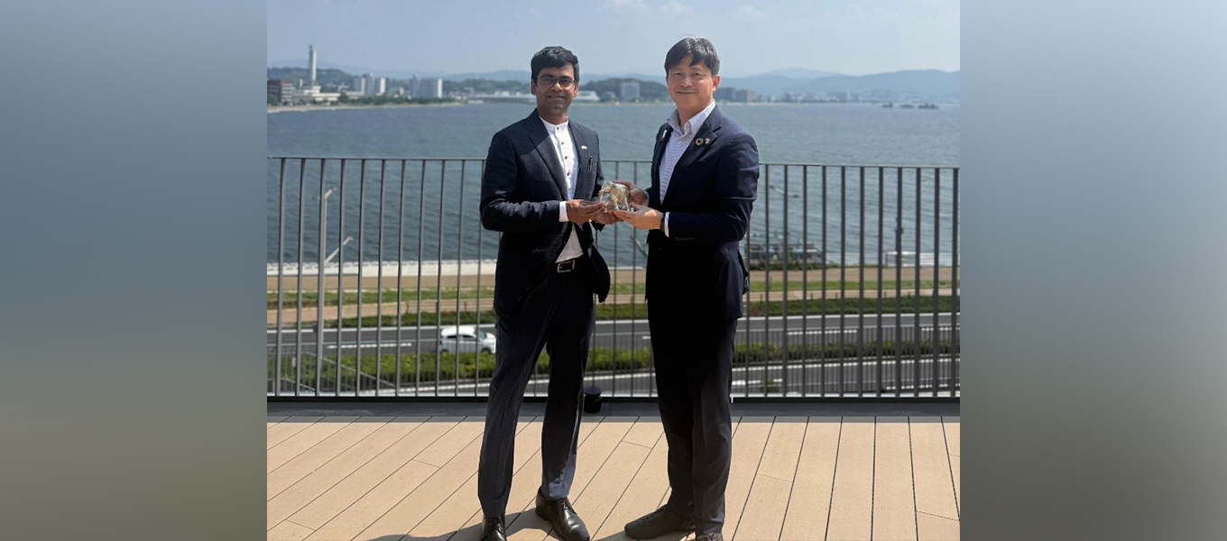 <strong>Consul General  Shri Chandru Appar met H.E. Mr. Uesada Akihito, Mayor of Matsue City at Matsue City. 19 Aug 2025
</strong> 