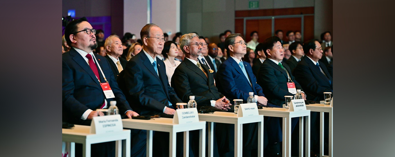 H.E. Dr. S. Jaishankar, External Affairs Minister in India at the 2026 Jeju Forum for Peace and Prosperity in the RoK during his visit (24-25 June 2026)
