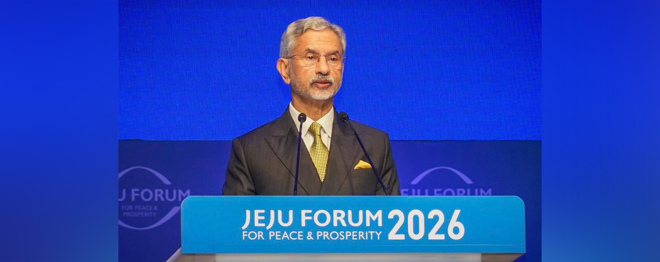 H.E. Dr. S. Jaishankar, External Affairs Minister in India delivered the keynote address at the Jeju Forum for Peace and Prosperity, 2026